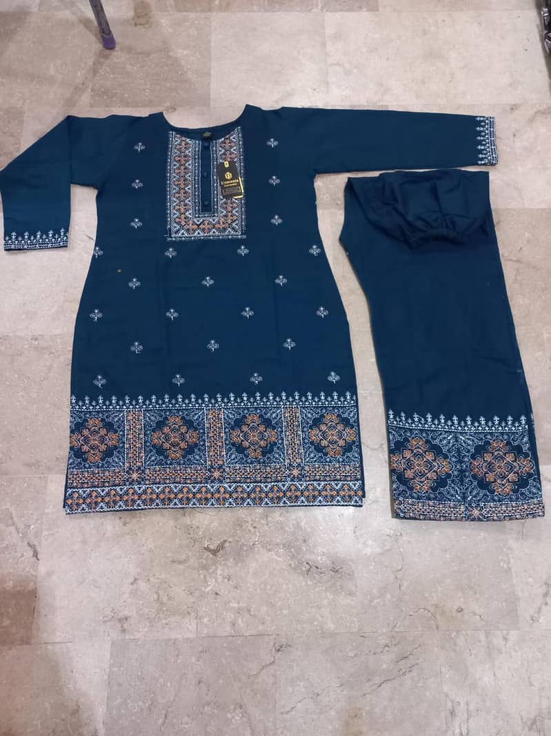 Ladies dresses | Causal dresses | Party Wears | Embroided Suit 4