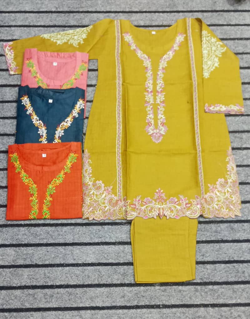 Ladies dresses | Causal dresses | Party Wears | Embroided Suit 10