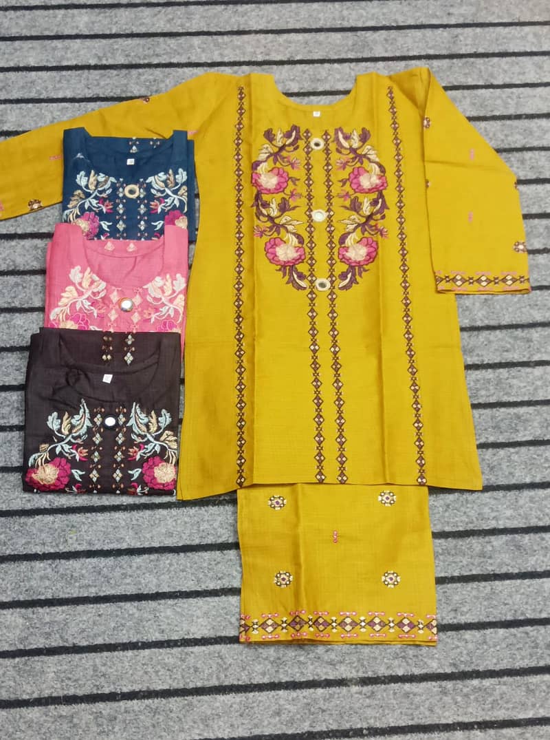 Ladies dresses | Causal dresses | Party Wears | Embroided Suit 19