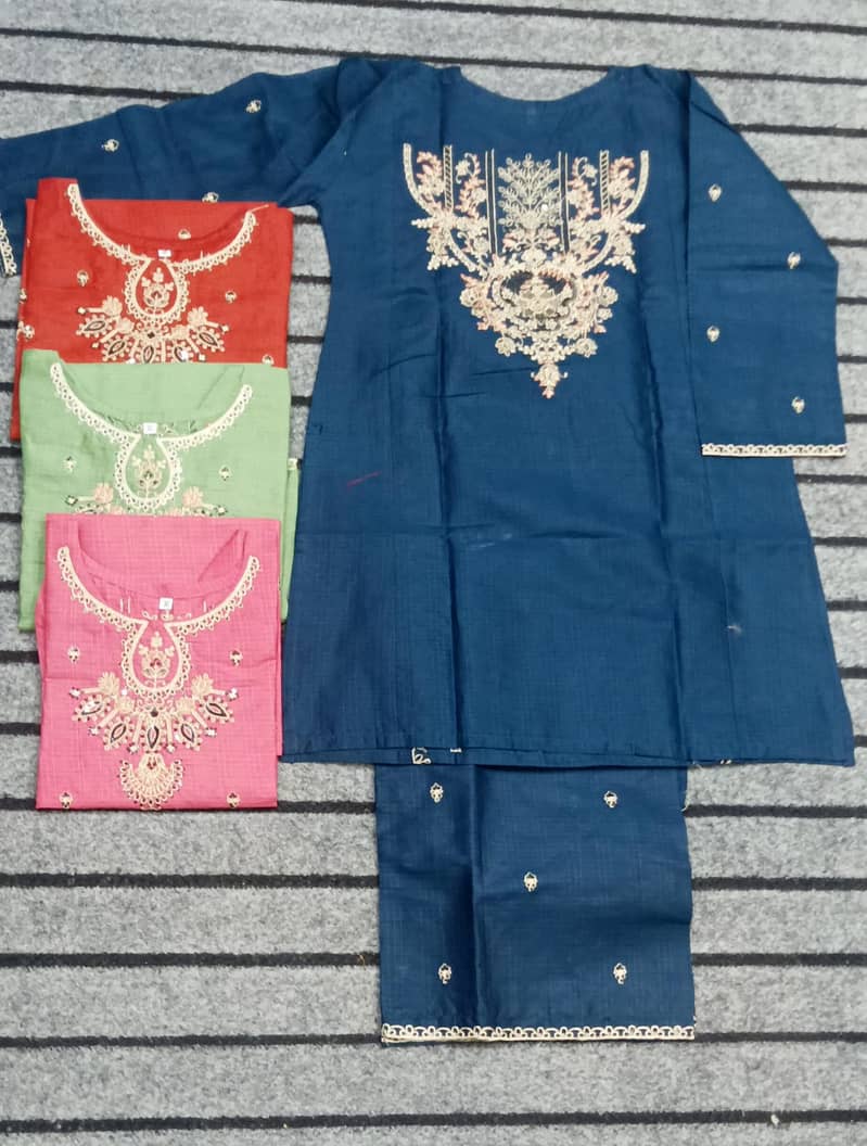 Ladies dresses | Causal dresses | Party Wears | Embroided Suit 7