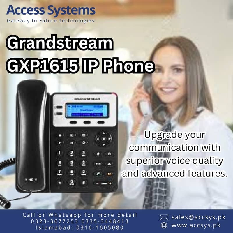 SIP IP PHONES GRANDSTREAM POLYCOM CISCO YEALINK IP PABX | 0335-3448413 2