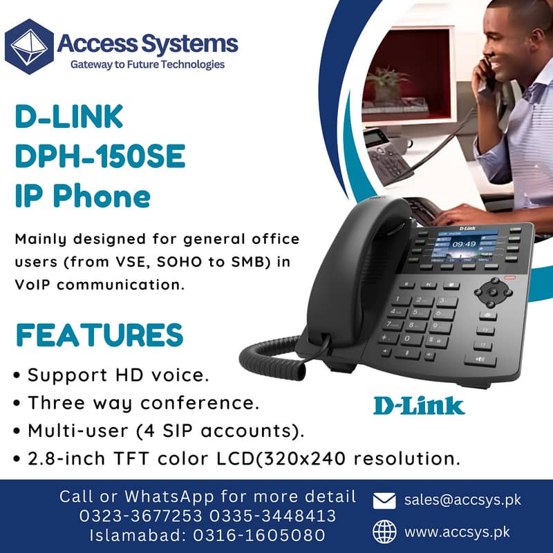 SIP IP PHONES GRANDSTREAM POLYCOM CISCO YEALINK IP PABX | 0335-3448413 9