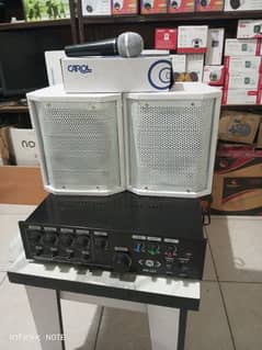 2 speaker 1 ampifire 1 mic for sell