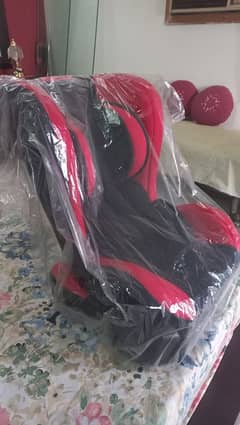 Baby Car Seat - Red & Black