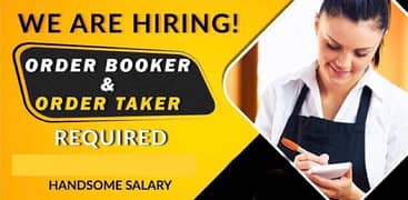 We Need a order taker in Gulberg walton and chung No. 03136083608