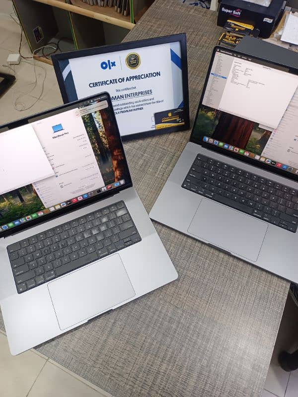 2 UNITS AVAILABLE MACBOOK PRO M1 MAX 16 INCH 32GB RAM 512GB SSD 9