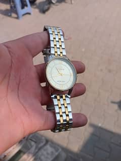 CITRON TWO TONE MEN'S WATCH 10/10 ((OLD MONEY STYLE)