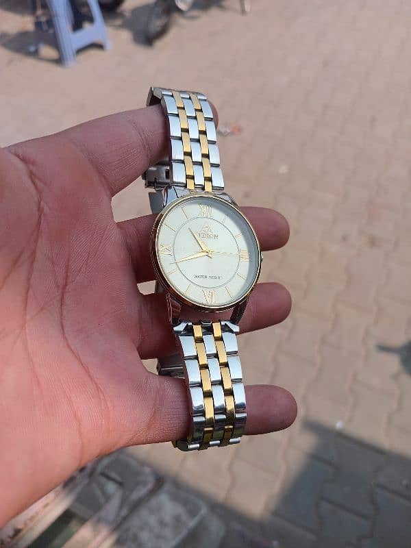 CITRON TWO TONE MEN'S WATCH 10/10 ((OLD MONEY STYLE) 0