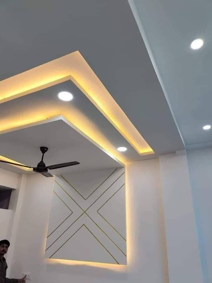 POP Ceiling/Roof Ceiling/Gypsum Ceiling/Plastir of paris ceiling 7