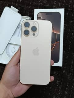 iphone 16 pro max 256gb (Desert Titanium) 4 month SimTime