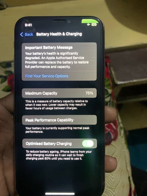 xs non pta Face ID not Wark panel ma shad ha battery 7