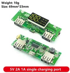 18650 Charging Board Dual USB 5V 2.1A Mobile Power Bank Module