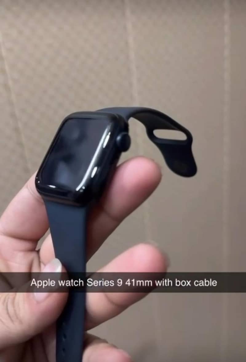 APPLE WATCH SERIES 9 41 MM 100 HEALTH BOX CHARGER JUST BOX OPEN 0
