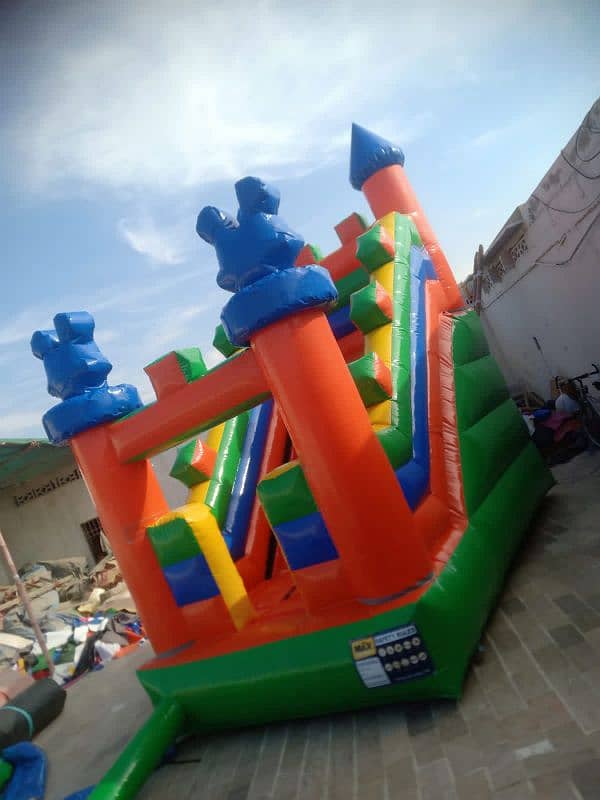 jumping slide / trampoline  03152535497 Kid Ride | Token Rides jhoolay 5