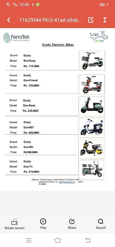 Electric Bike/Ecofy 1