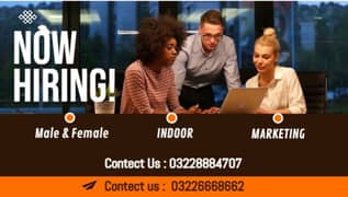 male female staff required in office work