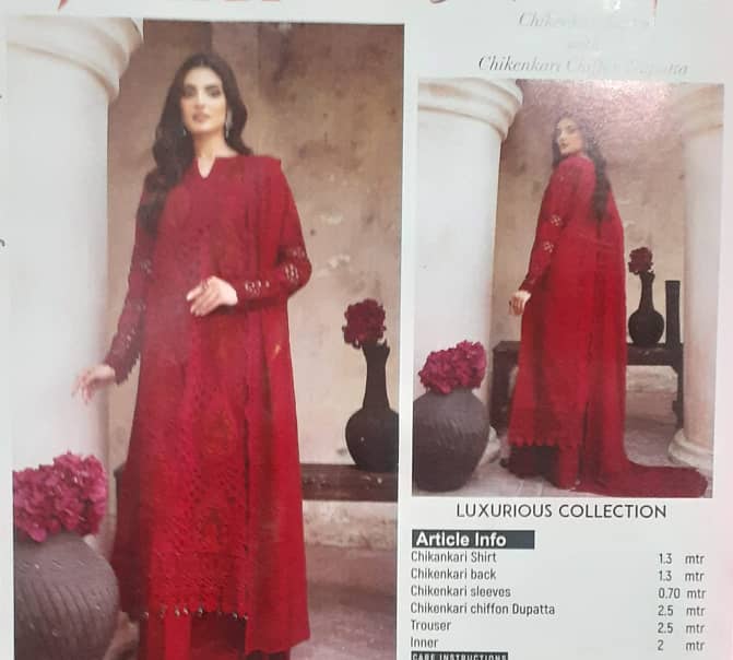 Ladies Three Piece Shalwar kameez 0