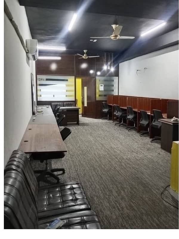 Fully furnish office Area 600 Square Feet Office Available For Rent Real Pictures In Main Boulevard Road Gulberg 3 Lahore 0