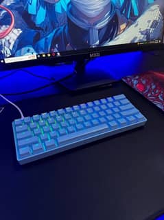 Hk Gaming Gk61 Mechanical Brown switches Keyboard