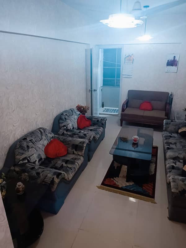 Defence DHA phase 6 Muslim commercial fully furnished studio flat available for rent 3