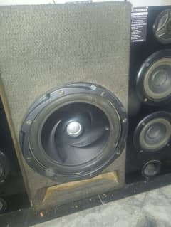 2 pairs 6 inch speaker with class D amp and Kenwood 12 inch Subwoofer