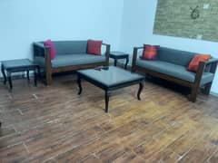 Sofas with Centre and side tables