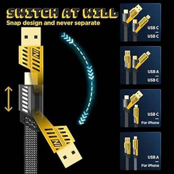 Convertable chargeing cable 0