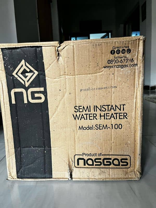 Nasgas Instant Geyser SEM 100 2