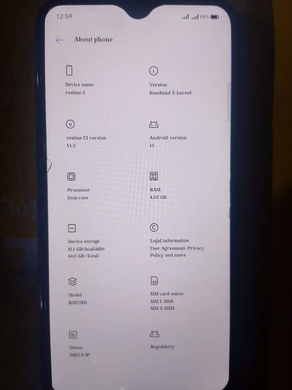 Realme 3 Good condition. 4/64 5