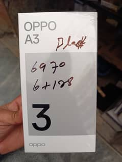 New oppo A3 6+128 gb just box open