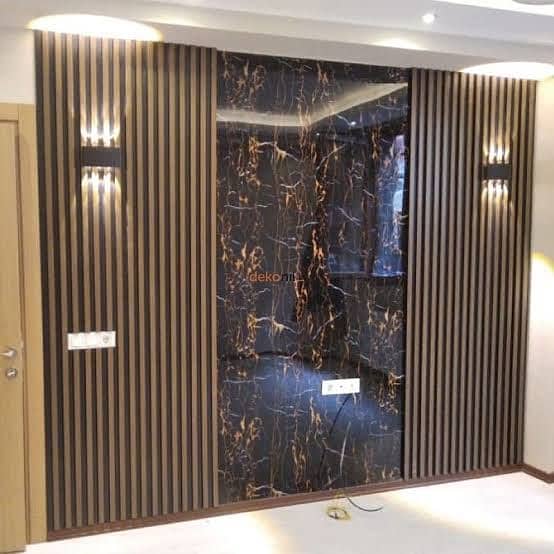 Wpc wall panel - Hard panel - Wooden panel - Fluted panel - Wall panel 9