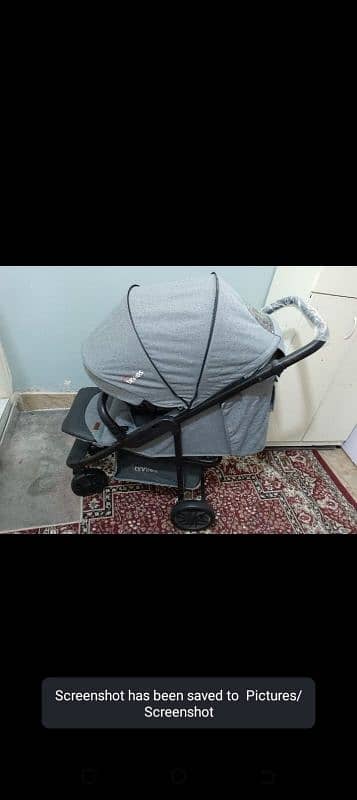 Tinnies Baby Stroller E06 Grey colour full new condition 1