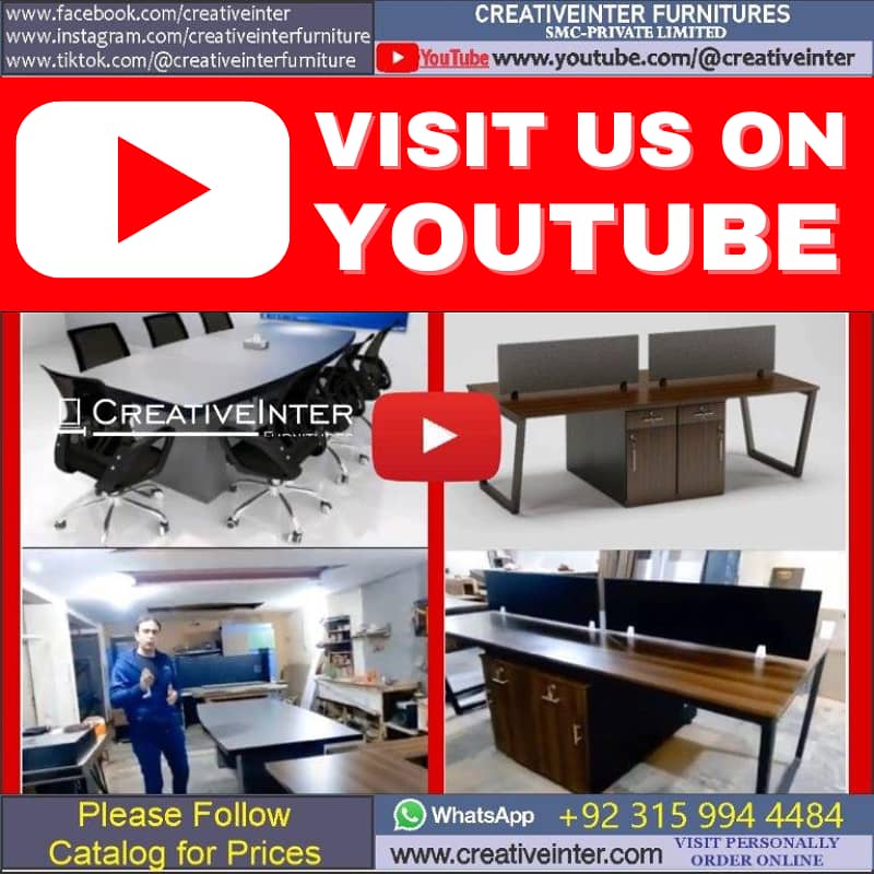 Office Table Workstation Gaming Desk Study Computer Chair Working Hom 0