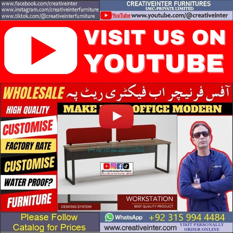 Office Table Workstation Gaming Desk Study Computer Chair Working Hom 1