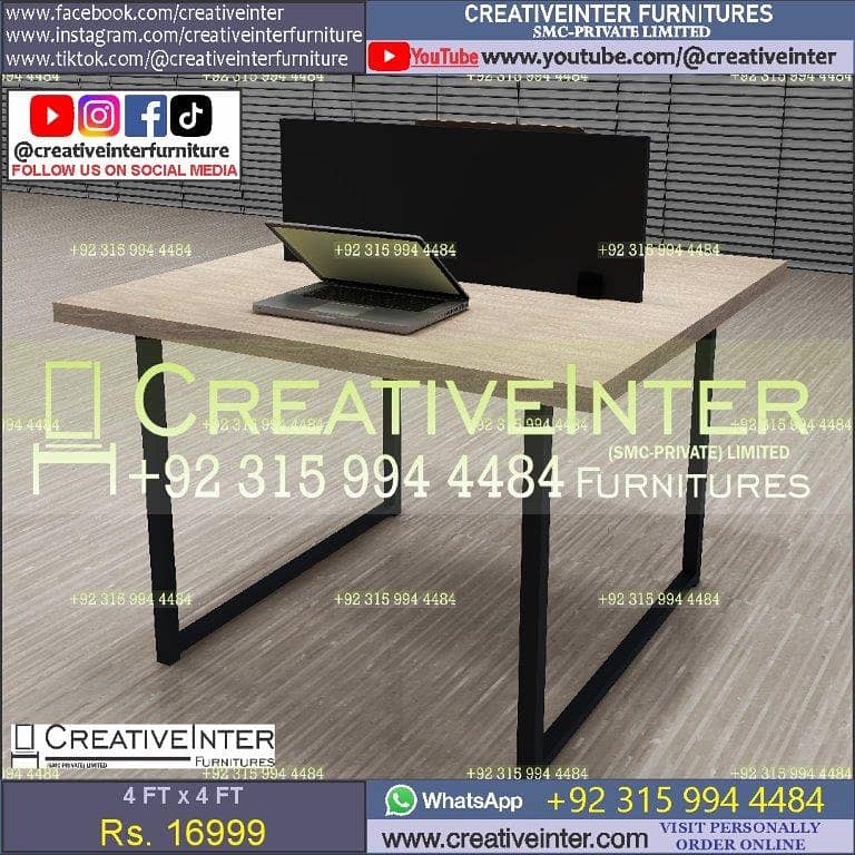 Office Table Workstation Gaming Desk Study Computer Chair Working Hom 13