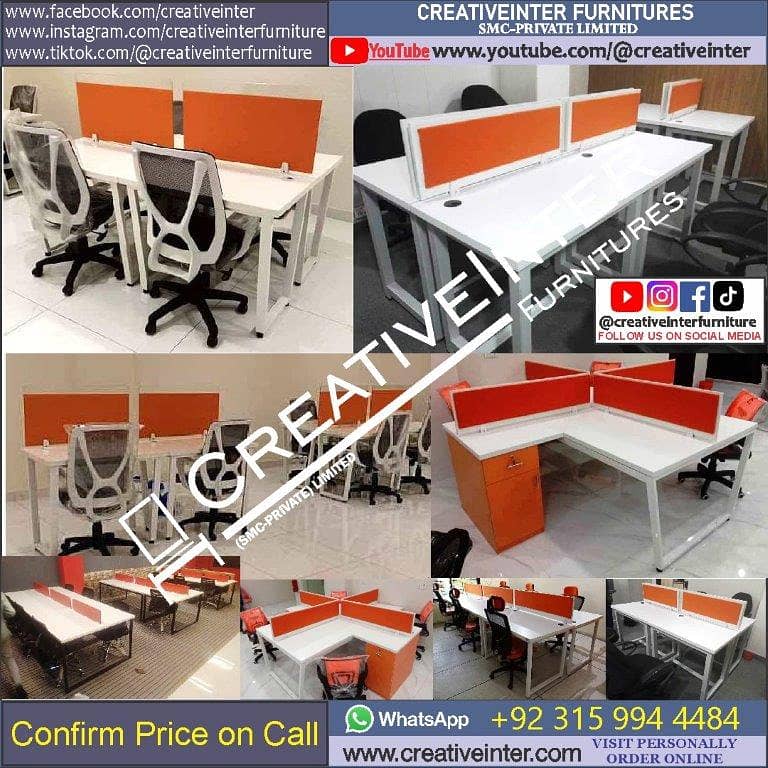 Office Table Workstation Gaming Desk Study Computer Chair Working Hom 14
