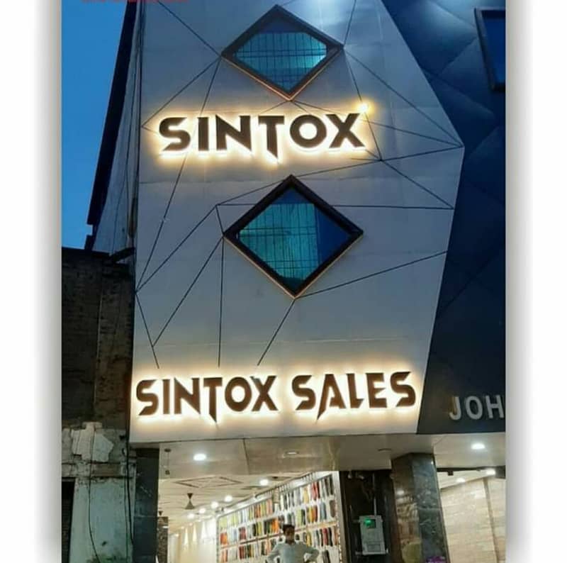 3d sign board, acrylic sign Steel sign boards . Led sign board 4