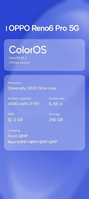 Oppo Reno6 pro 5g Condition like new 12 256 3