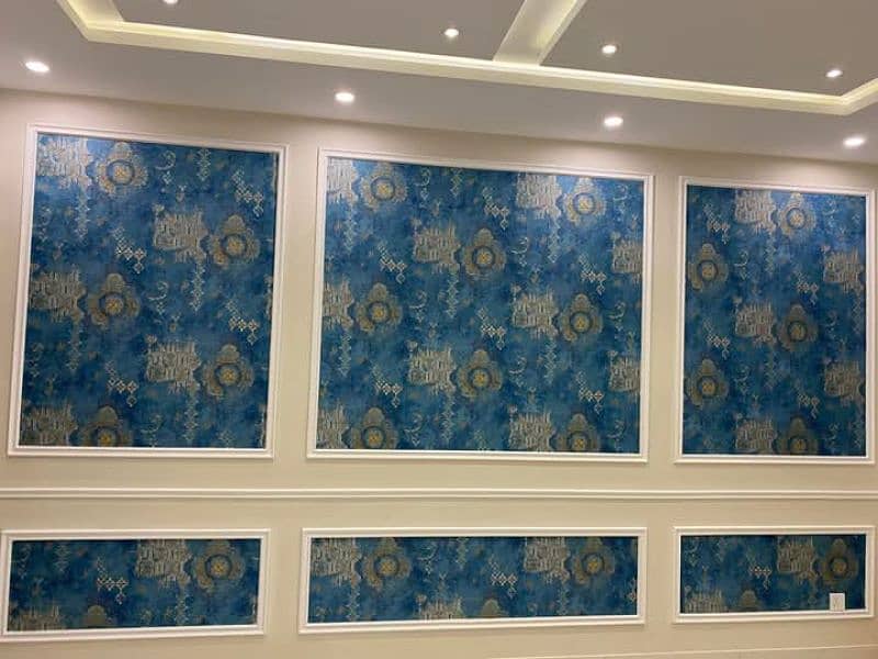 pvc panel. wallpaper. PVC selling. blinds. vinayl floor. whats03137307167 12