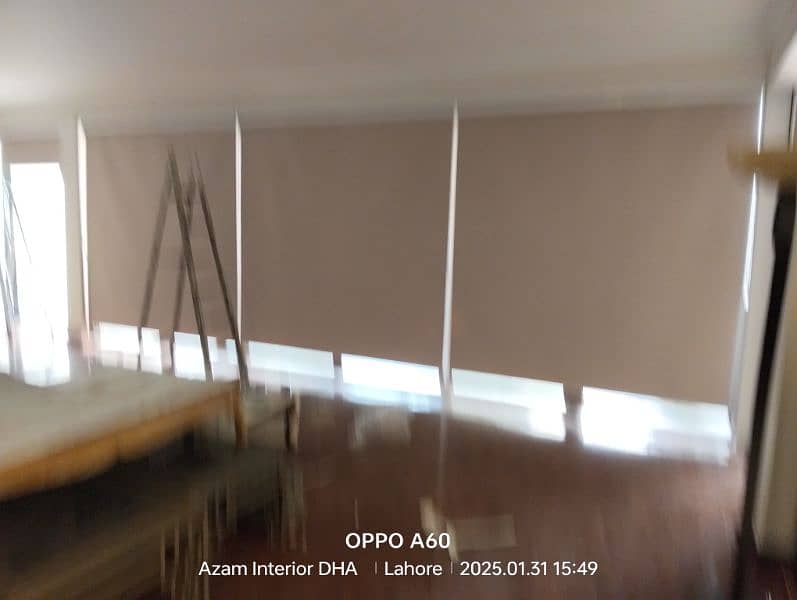 Roller blinds All types of window blinds Glass paper wooden floor 0