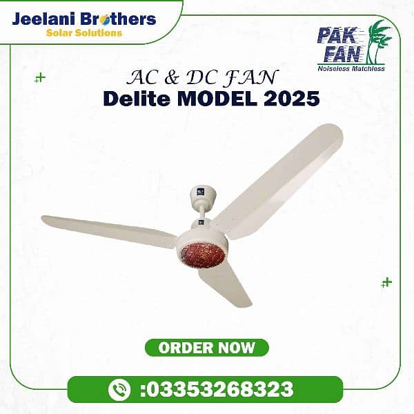 Pak Fan AC DC Delite Modle 1