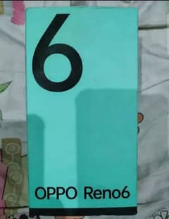 oppo reno 6  ( 8+8/128 )  with box & charger