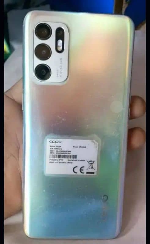 oppo reno 6  ( 8+8/128 )  with box & charger 4