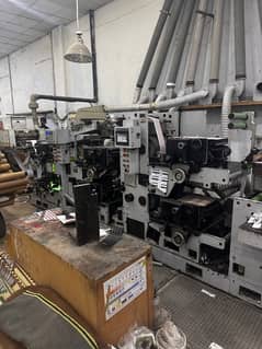 6 color roll form sanjo USA printing machine