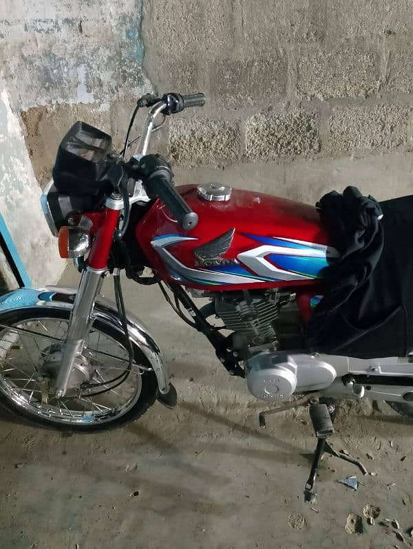 Honda cg 125 2022 Karachi no 3