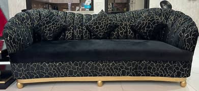 10 Seater Sofa with center and 2 side tables for sale