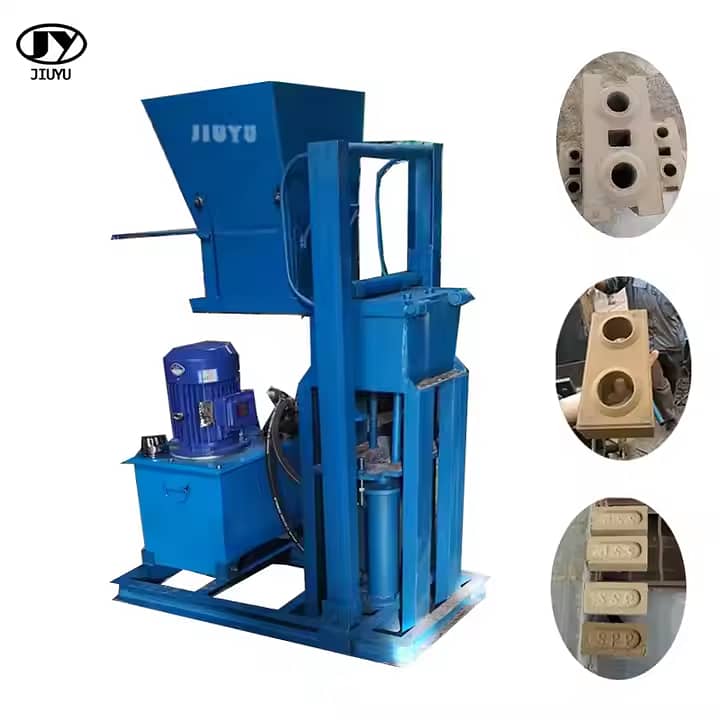 Interlock automatic clay brick machine hydraulic press 2