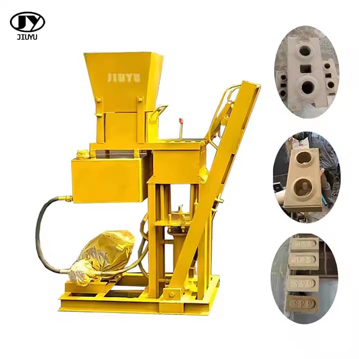Interlock automatic clay brick machine hydraulic press 12