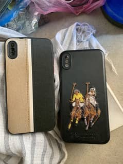 back leather case for iphone X or XS