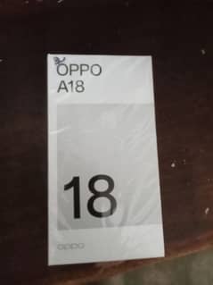 oppo A18 just box open